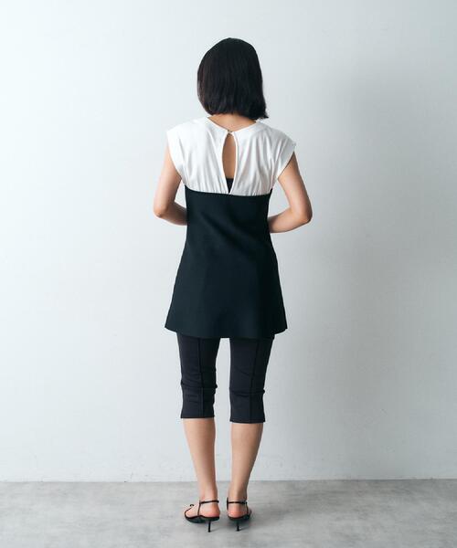 CODE A（コードエー）の「cropped leggings pants（その他パンツ・レディース・ブラック・36/38）」の5枚目の写真