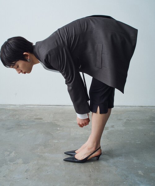 CODE A(コードエー)の「cropped leggings pants(その他パンツ・レディース・ブラック・36/38)」の6枚目の写真
