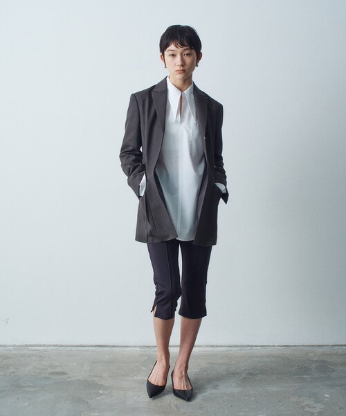CODE A(コードエー)の「cropped leggings pants(その他パンツ・レディース・ブラック・36/38)」の8枚目の写真