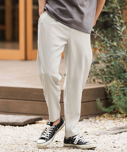 CAMBIO（カンビオ）の「mp13291-ストレッチサルエルテーパードパンツ（その他パンツ・メンズ・ブラック/オリーブ/アイボリー/グレイッシュベージュ・M/L/XL）」の10枚目の写真