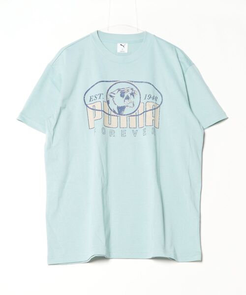 PUMA(プーマ)の「プーマ PUMA GRAPHICS MX SS Tシャツ_(Tシャツ/カットソー・メンズ・アイボリー/ブラック/ブルー・S/M/L/LL/3L)」の1枚目の写真