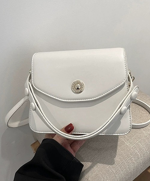 c.u.l（シーユーエル）の「レトロ 2WAY スクエア ショルダーバッグ cula1077（ハンドバッグ・レディース・アイボリー/ブラック・FREE）」の19枚目の写真