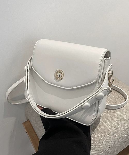 c.u.l（シーユーエル）の「レトロ 2WAY スクエア ショルダーバッグ cula1077（ハンドバッグ・レディース・アイボリー/ブラック・FREE）」の20枚目の写真