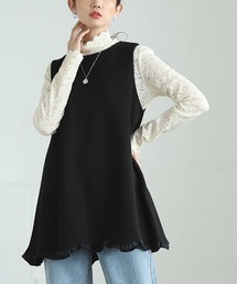 ミニフリルフレアチュニック