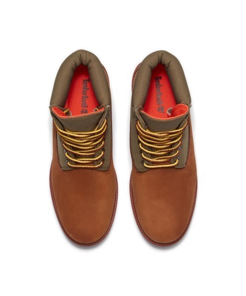 Timberland(ティンバーランド)の「Timberland 6-Inch Waterproof Boot(ティンバーランド ヘリテージ 6インチ ウォータープルーフ ブーツ)(ブーツ・メンズ・ブラウン系・25cm/25.5cm/26cm/26.5cm/27cm/27.5cm/28cm/28.5cm/29cm)」の6枚目の写真