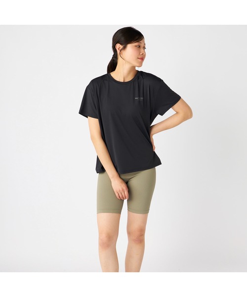 marie claire(マリ・クレール)の「Marie claire sports マリクレールスポーツ 半袖 Tシャツ 接触冷感 UVカット 紫外線対策 フレンチ袖風 スポーツシャツ(Tシャツ/カットソー・レディース・グレー/ブルー/ブラック/ピンク・LL/L/M)」の1枚目の写真