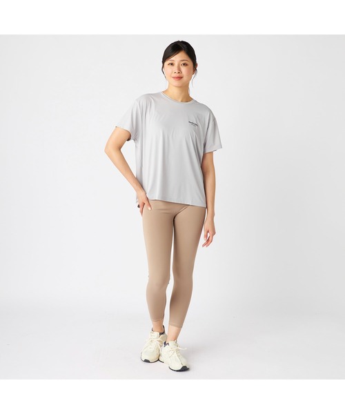 marie claire(マリ・クレール)の「Marie claire sports マリクレールスポーツ 半袖 Tシャツ 接触冷感 UVカット 紫外線対策 フレンチ袖風 スポーツシャツ(Tシャツ/カットソー・レディース・グレー/ブルー/ブラック/ピンク・LL/L/M)」の17枚目の写真