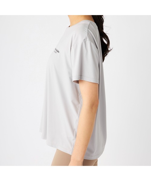 marie claire(マリ・クレール)の「Marie claire sports マリクレールスポーツ 半袖 Tシャツ 接触冷感 UVカット 紫外線対策 フレンチ袖風 スポーツシャツ(Tシャツ/カットソー・レディース・グレー/ブルー/ブラック/ピンク・LL/L/M)」の19枚目の写真