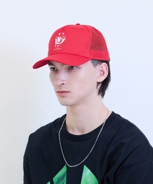 [W] by VIRGOwearworks（ダブリューバイヴァルゴウェアーワークス）の「Face logo Mesh cap（キャップ）」