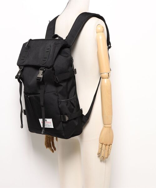 MAKAVELIC（マキャベリック）の「【RS】《MAKAVELIC》DOUBLE BELT PMD MIX DAYPACK（バックパック/リュック・レディース・ブラック・FREE）」の19枚目の写真