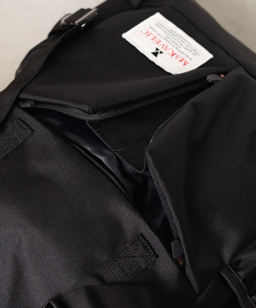 MAKAVELIC（マキャベリック）の「【RS】《MAKAVELIC》DOUBLE BELT PMD MIX DAYPACK（バックパック/リュック・レディース・ブラック・FREE）」の3枚目の写真