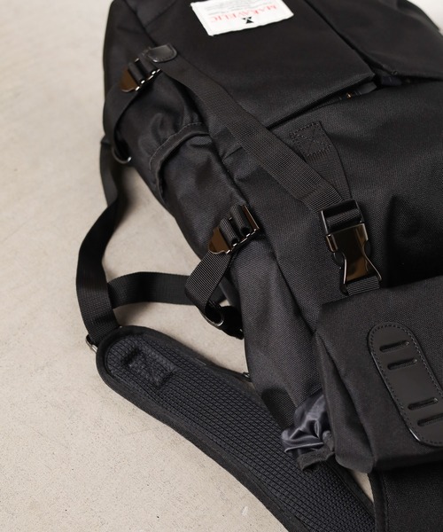 MAKAVELIC（マキャベリック）の「【RS】《MAKAVELIC》DOUBLE BELT PMD MIX DAYPACK（バックパック/リュック・レディース・ブラック・FREE）」の5枚目の写真