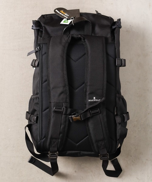 MAKAVELIC（マキャベリック）の「【RS】《MAKAVELIC》DOUBLE BELT PMD MIX DAYPACK（バックパック/リュック・レディース・ブラック・FREE）」の6枚目の写真