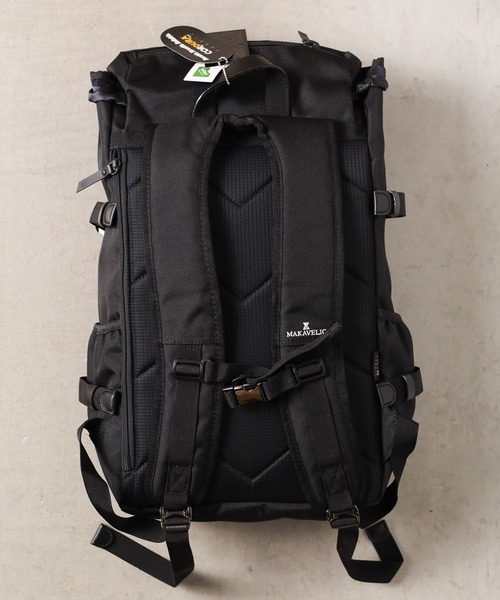 MAKAVELIC（マキャベリック）の「【RS】《MAKAVELIC》DOUBLE BELT PMD MIX DAYPACK（バックパック/リュック・レディース・ブラック・FREE）」の7枚目の写真