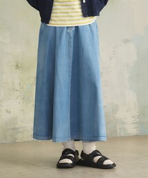 J.PRESS YORK STREET（ジェイプレスヨークストリート）の「【WOMEN】ライトダンガリー デニムスカート（デニムスカート）」