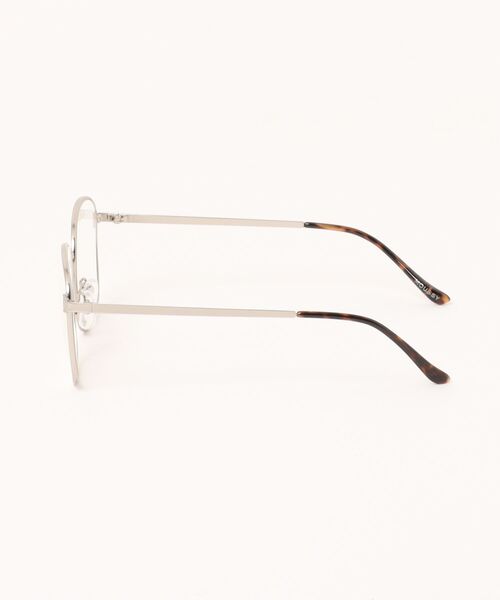 MOUSSY（マウジー）の「WIDE ROUND メガネ（メガネ・レディース・シルバー・FREE）」の10枚目の写真