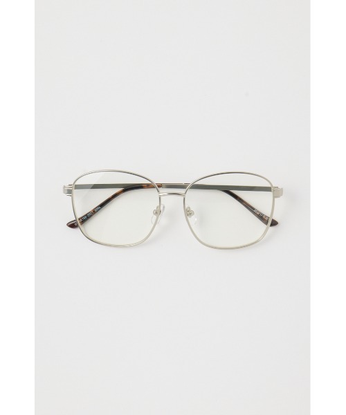 MOUSSY（マウジー）の「WIDE ROUND メガネ（メガネ・レディース・シルバー・FREE）」の3枚目の写真