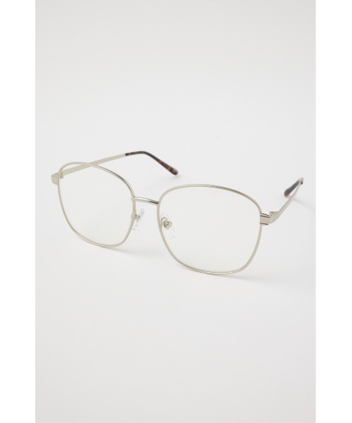 MOUSSY（マウジー）の「WIDE ROUND メガネ（メガネ・レディース・シルバー・FREE）」の4枚目の写真