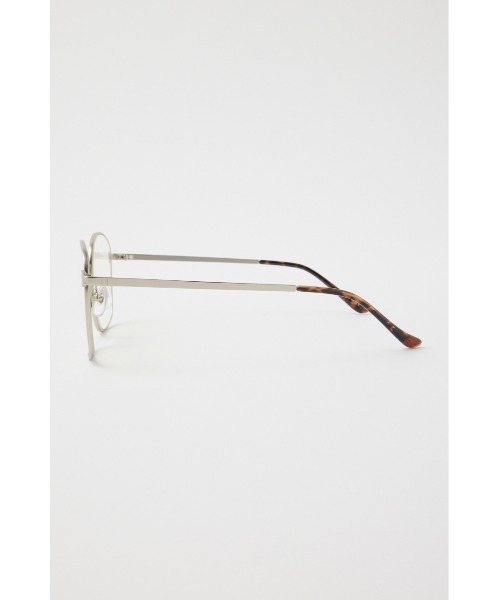 MOUSSY（マウジー）の「WIDE ROUND メガネ（メガネ・レディース・シルバー・FREE）」の6枚目の写真