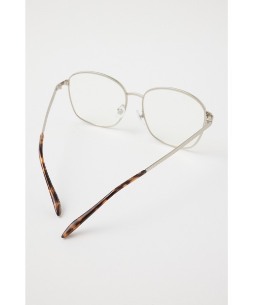 MOUSSY（マウジー）の「WIDE ROUND メガネ（メガネ・レディース・シルバー・FREE）」の7枚目の写真