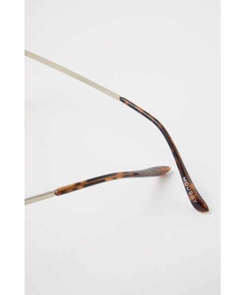 MOUSSY（マウジー）の「WIDE ROUND メガネ（メガネ・レディース・シルバー・FREE）」の8枚目の写真