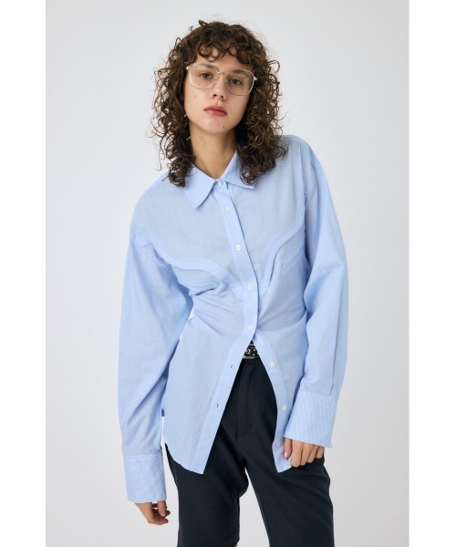 MOUSSY（マウジー）の「WIDE ROUND メガネ（メガネ・レディース・シルバー・FREE）」の9枚目の写真