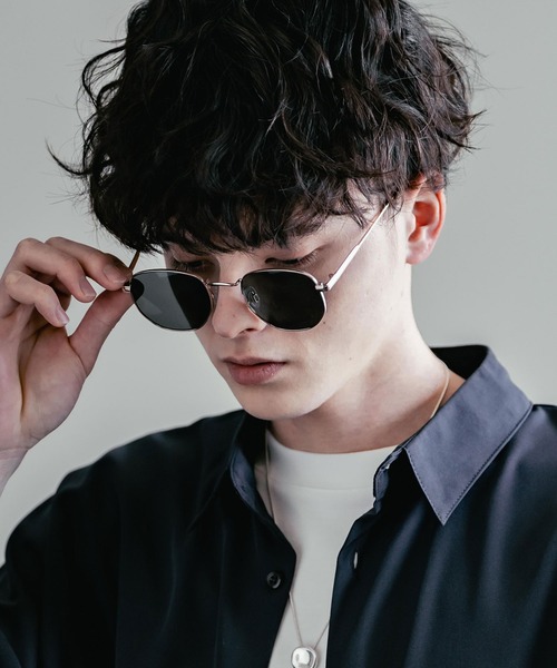 Rocky Monroe(ロッキーモンロー)の「ウェリントン型カラーレンズメタルフレーム UVカットサングラス(サングラス・メンズ・A/H/J/D/E/F/K/L/M/B/G/I/C・FREE)」の20枚目の写真