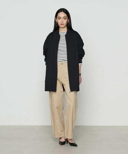 COMME CA（コムサ）の「コットンスーピマボーダー カットソー（Tシャツ/カットソー・レディース・ホワイト/ネイビー・9号）」の5枚目の写真