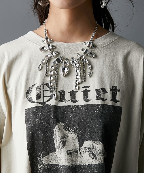 GEVS.（ジェイヴィス）の「綿100％Tシャツワンピース＜大きいサイズ有＞GEVS.（ワンピース・レディース・ベージュ系/サックスブルー・M/L/LL/3L/4L/5L）」の7枚目の写真