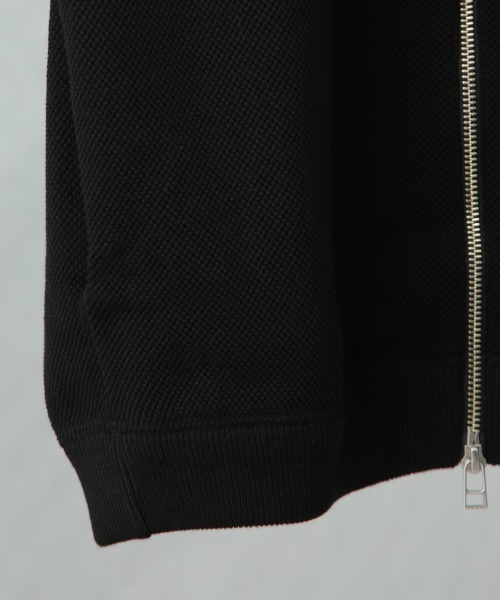 crepuscule（クレプスキュール）の「crepuscule/別注 S/S V NECK ZIP CARDIGAN（カーディガン/ボレロ・メンズ・ブラック/ベージュ系その他4/ダークグリーン・L/M）」の7枚目の写真