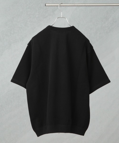 crepuscule（クレプスキュール）の「crepuscule/別注 S/S V NECK ZIP CARDIGAN（カーディガン/ボレロ・メンズ・ブラック/ベージュ系その他4/ダークグリーン・L/M）」の10枚目の写真