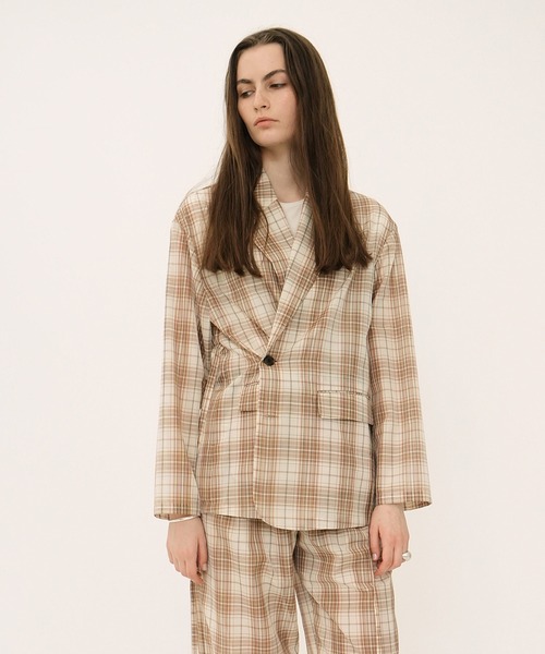 ジャケット・アウター CLANE 2WAY SHEER JACKET セール】2WAY SHEER JACKET（テーラードジャケット）｜CLANE
