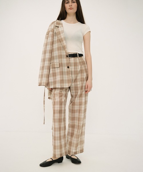 セール】2WAY SHEER JACKET（テーラードジャケット）｜CLANE