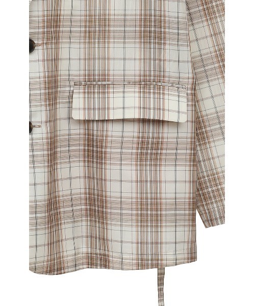 セール】2WAY SHEER JACKET（テーラードジャケット）｜CLANE