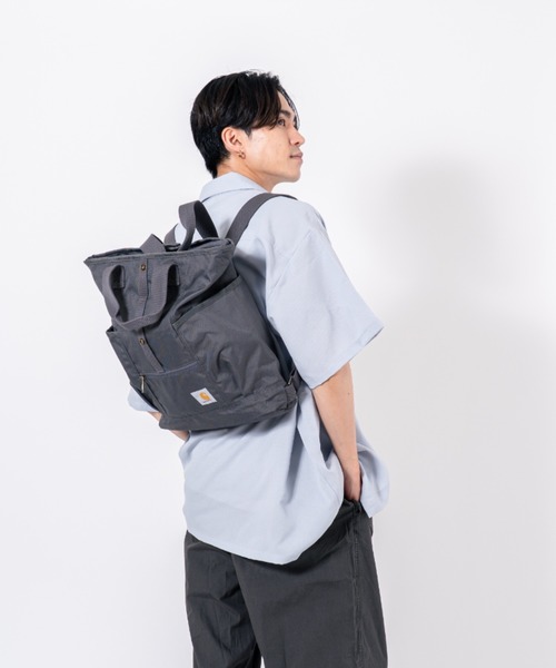 carhartt コンバーチブル バックパック2WAY グレー CARHARTT】トートバッグ バックパック Convertible Backpack