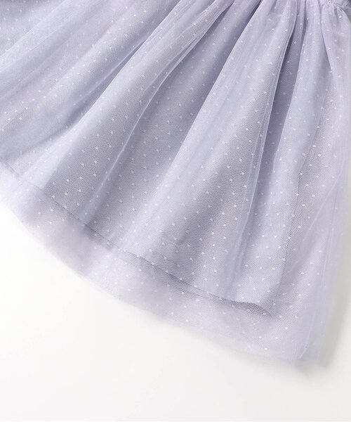apres les cours（アプレレクール）の「【リンク/ジュニア対応】フラワーチュールドッキングワンピース（ワンピース・キッズ・ラベンダー/アイボリー・80/90/100/110/120/130/140）」の14枚目の写真