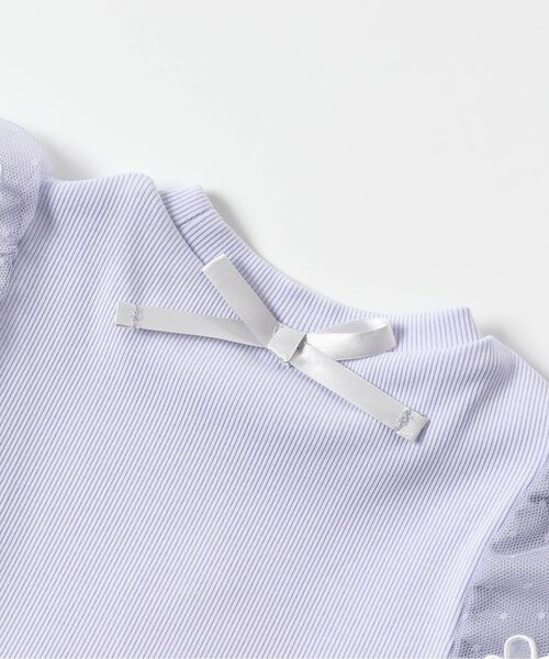 apres les cours（アプレレクール）の「【リンク/ジュニア対応】フラワーチュールドッキングワンピース（ワンピース・キッズ・ラベンダー/アイボリー・80/90/100/110/120/130/140）」の22枚目の写真