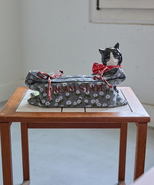 Casselini(キャセリーニ)の「Casselini HOME(キャセリーニ ホーム)フラワー刺繍ティッシュカバー(インテリア雑貨・レディース・イエロー/ブラック/ピンク/ブルー/ベージュ/アイボリー・FREE)」の16枚目の写真
