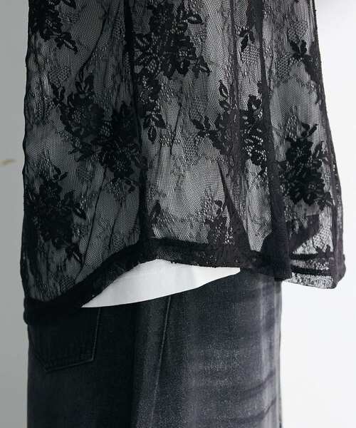 Sugar spoon（シュガースプーン）の「・SUGAR SPOON シアーレースフーディー（パーカー・レディース・ブラック/ラベンダー/アイボリー・FREE）」の14枚目の写真