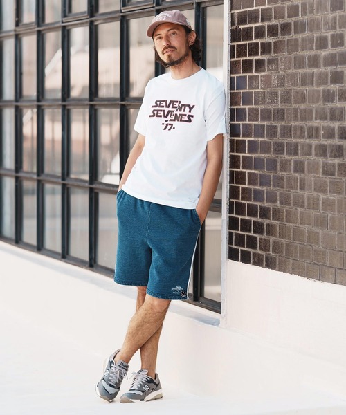 seventy seven(セブンティセブン)の「mt9667-middle onz S-S t-shirts (77universe) Tシャツ(Tシャツ/カットソー・メンズ・ブルー系その他/ホワイト/ブラック・S/M/L/XL)」の9枚目の写真