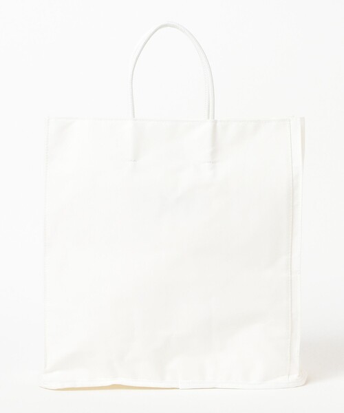 bpr BEAMS(ビーピーアール ビームス )の「ROOTOTE / RO.トール.TOFU-5B スクエア トートバッグ(トートバッグ・レディース・ホワイト/ブラック・ONE SIZE)」の5枚目の写真