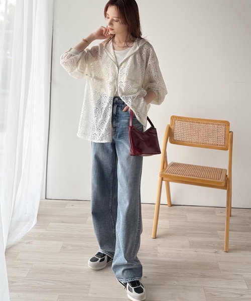 ZARA超〜ヤバい系❗️ゴージャス須賀ジャン　　¥11999→現 セール】《JaVaジャバ コラボ》高級感溢れる大人の透け感