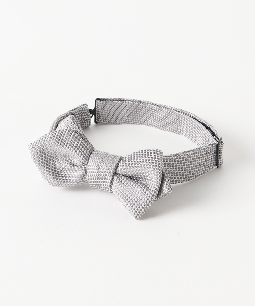 EDIFICE(エディフィス)の「AX*フレスコポインテッドボウタイ(ネクタイ・メンズ・ブラック/シルバー・FREE)」の2枚目の写真