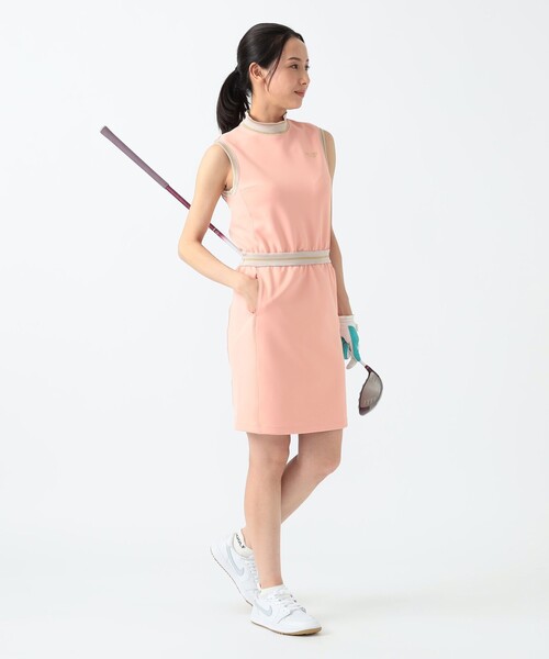 BEAMS GOLF(ビームスゴルフ)の「PURPLE LABEL / ダンボールニット ワンピース(ワンピース・レディース・ホワイト/ピンク/ネイビー・SMALL/MEDIUM/LARGE)」の10枚目の写真