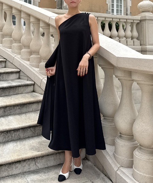 セール】ワンショルダードレス（ワンピース）｜JENNE（ジェンヌ