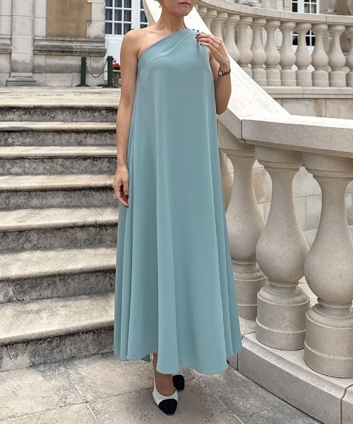 JENNE(ジェンヌ)の「ワンショルダードレス(ワンピース・レディース・ブラック/スモーク・LARGE/MEDIUM/SMALL)」の13枚目の写真