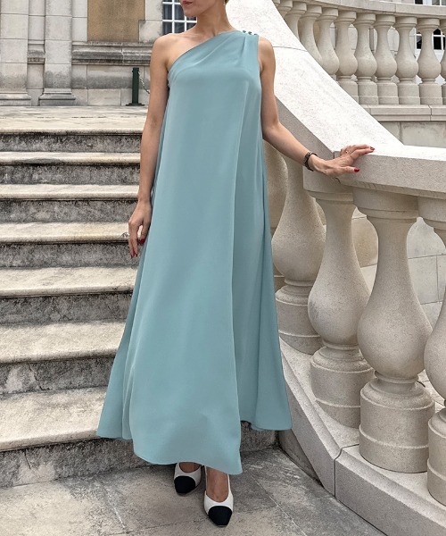JENNE(ジェンヌ)の「ワンショルダードレス(ワンピース・レディース・ブラック/スモーク・LARGE/MEDIUM/SMALL)」の17枚目の写真