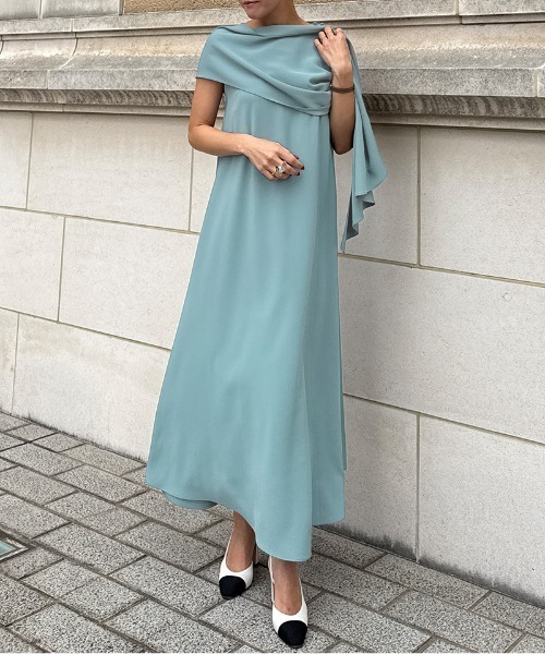 JENNE(ジェンヌ)の「ワンショルダードレス(ワンピース・レディース・ブラック/スモーク・LARGE/MEDIUM/SMALL)」の19枚目の写真