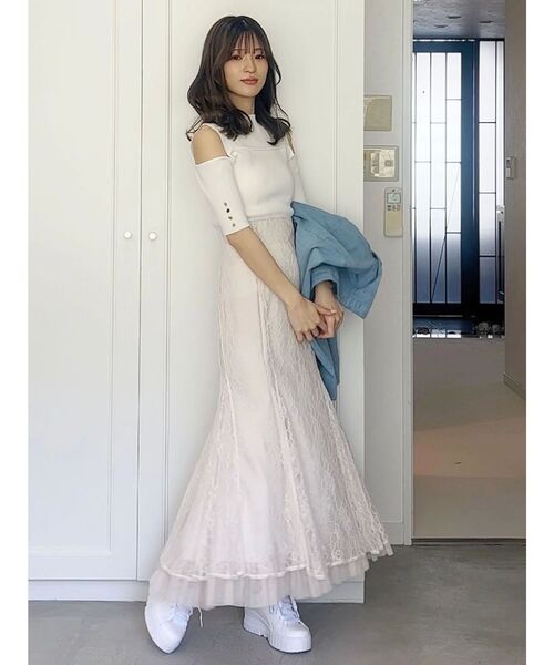 MERCURYDUO（マーキュリーデュオ）の「スタンドカラーコルセットデニムジャケット（デニムジャケット・レディース・ブルー/インディゴブルー・SMALL/MEDIUM）」の15枚目の写真