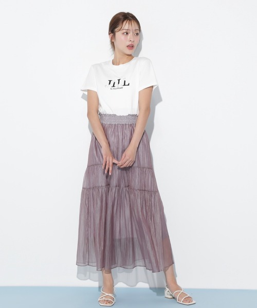 JILL by JILL STUART(ジルバイジルスチュアート)の「◇オーガニックコットンビジューロゴTシャツ(Tシャツ/カットソー・レディース・ブラック/ピンク/ホワイト・FREE)」の17枚目の写真
